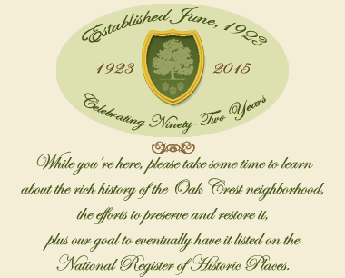 1923-2015/Established June 1923~Celebrating Ninety-Two Years