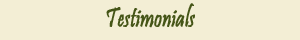 Testimonials